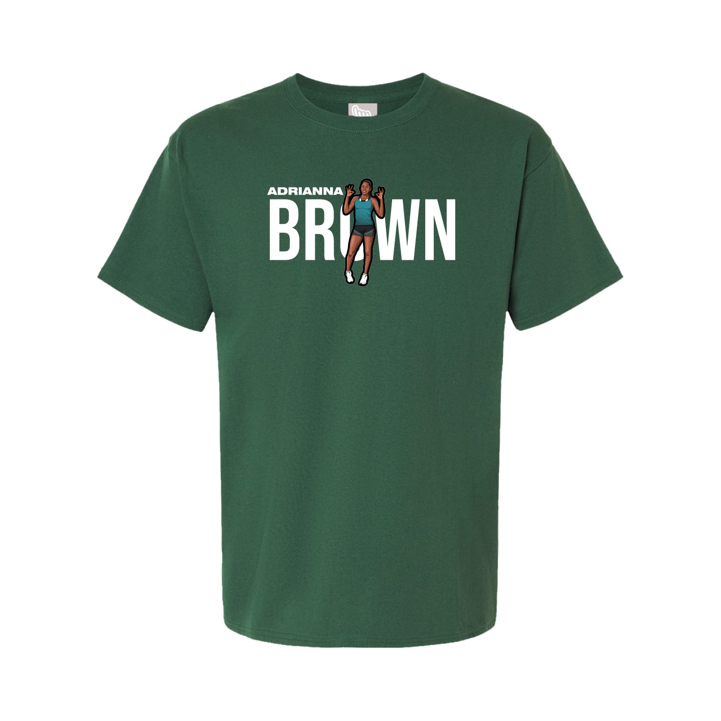 Youth Tee — Player Name in Green