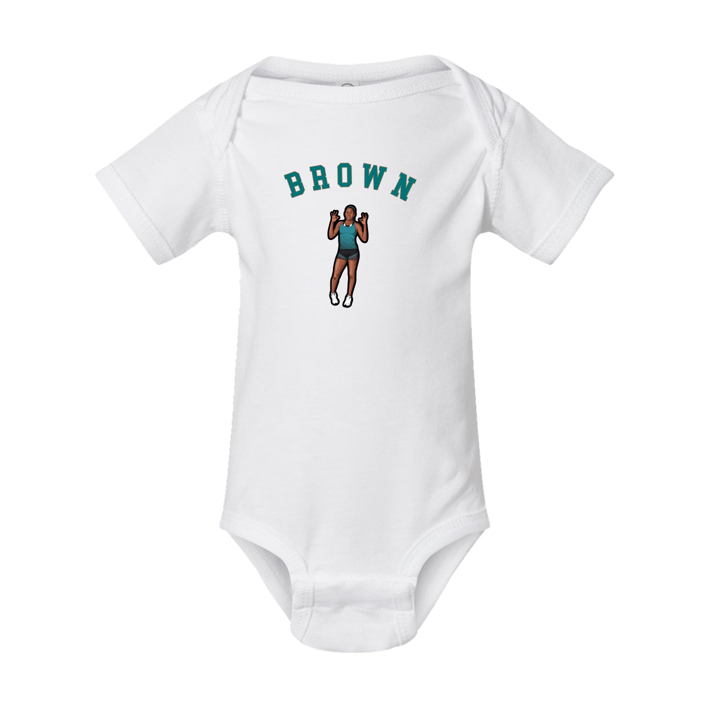 Baby Onesie — Shirsey Arch in White