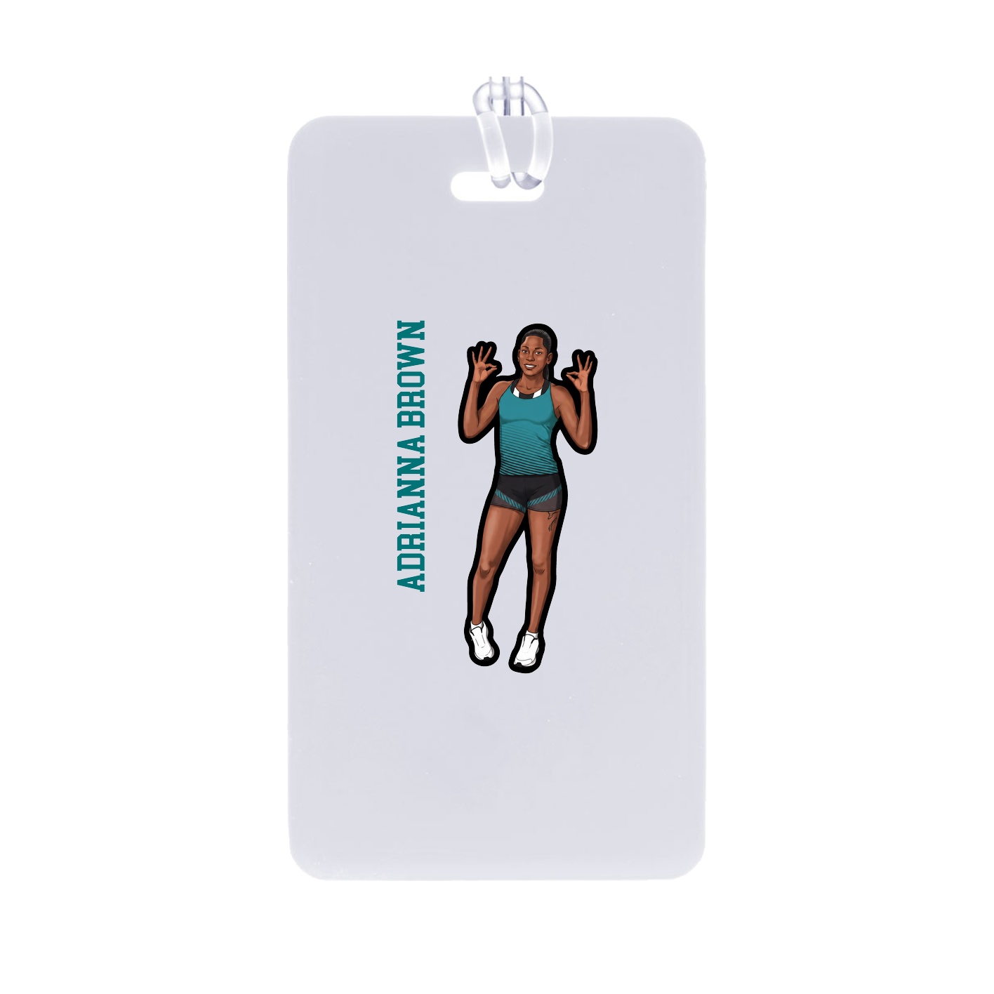 Bag Tag — Name Vertical in Classic