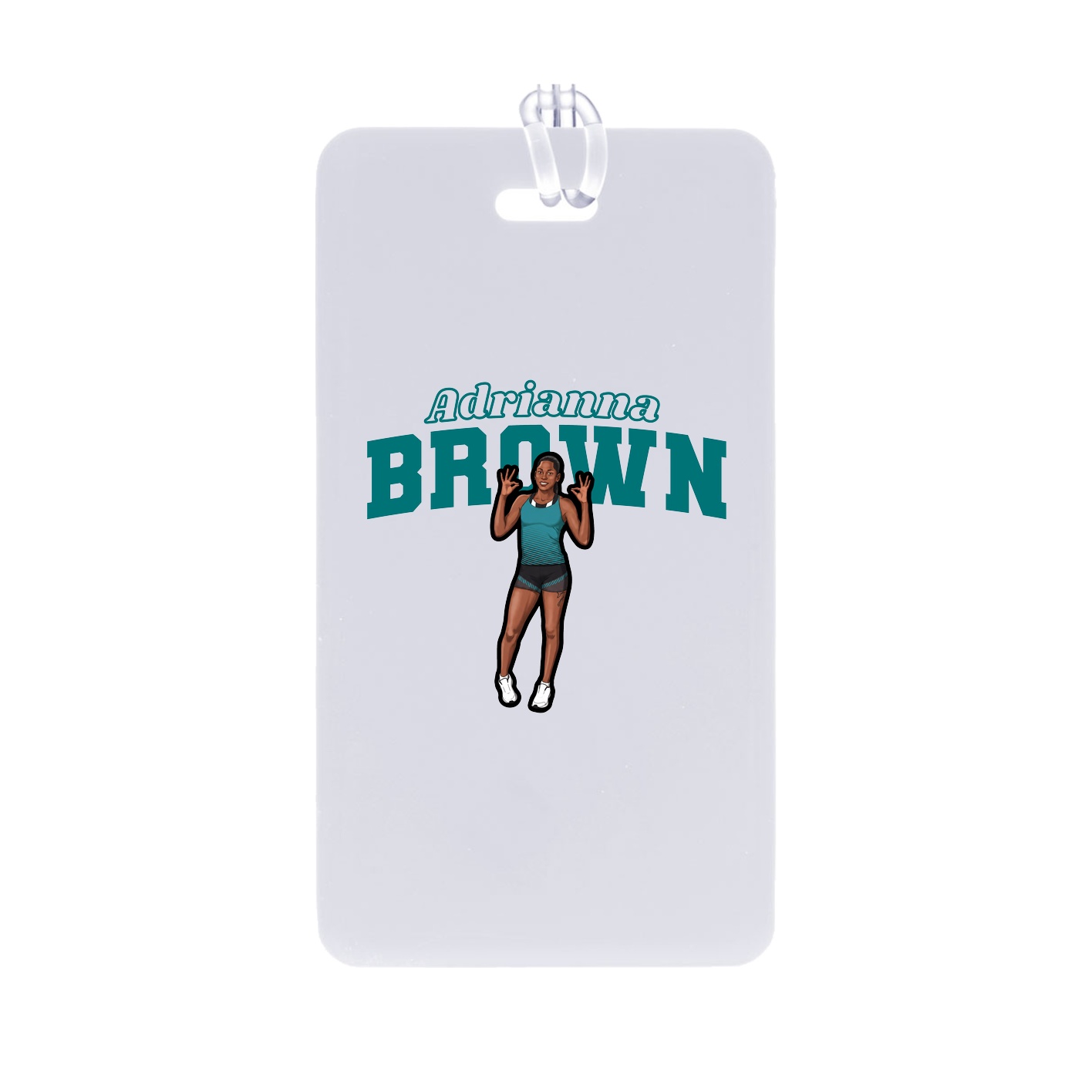 Bag Tag — Name Arch in Classic