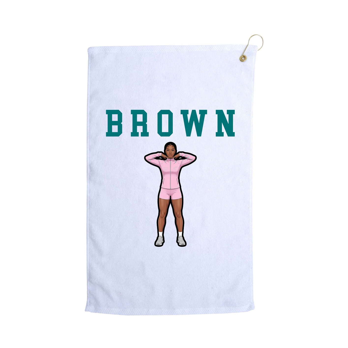 Golf Towel — Shirsey in White