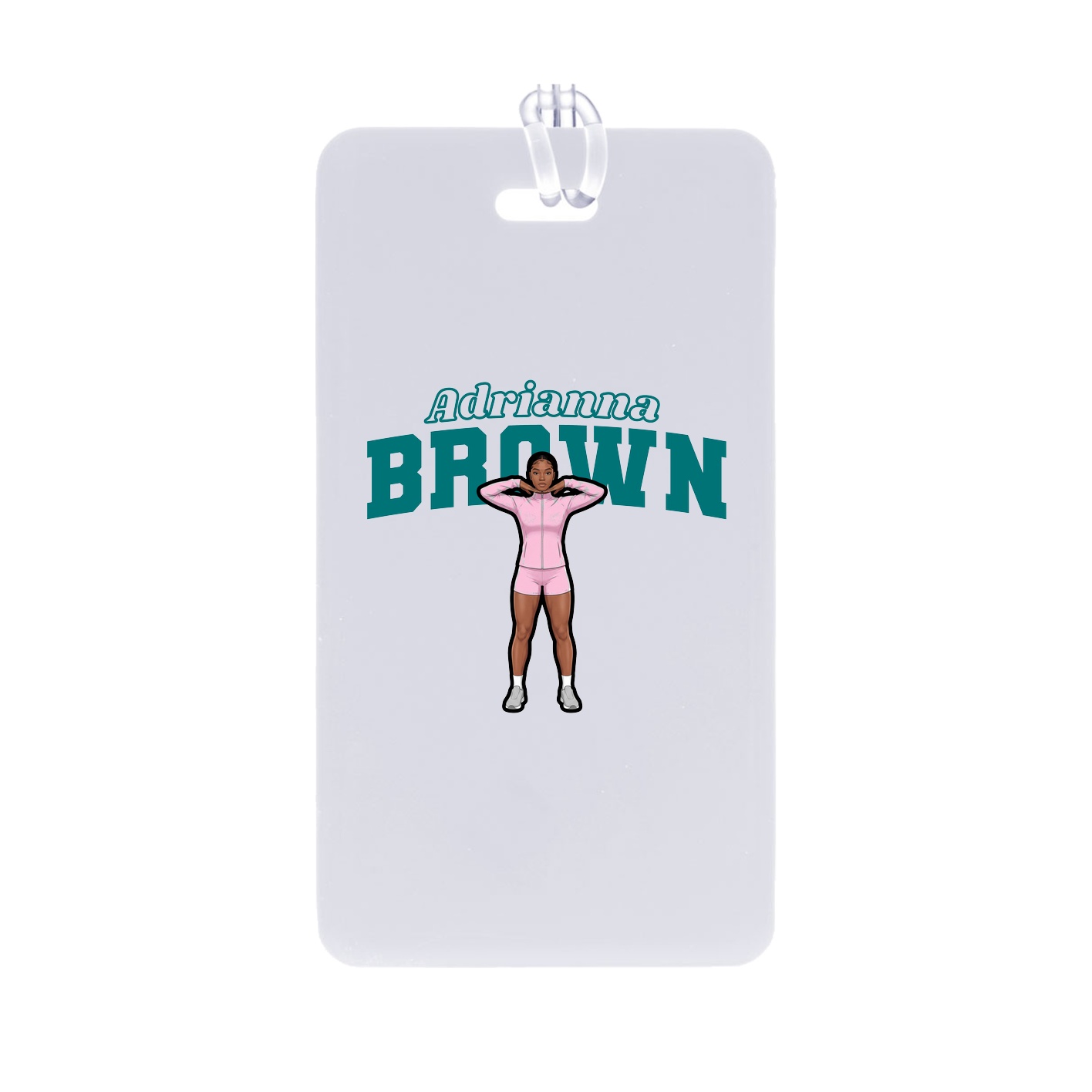 Bag Tag — Name Arch in Classic
