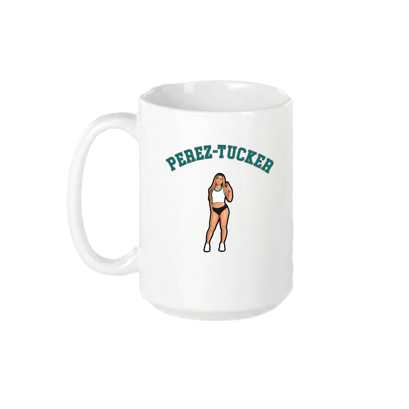 15oz Coffee Mug — Shirsey Arch in White