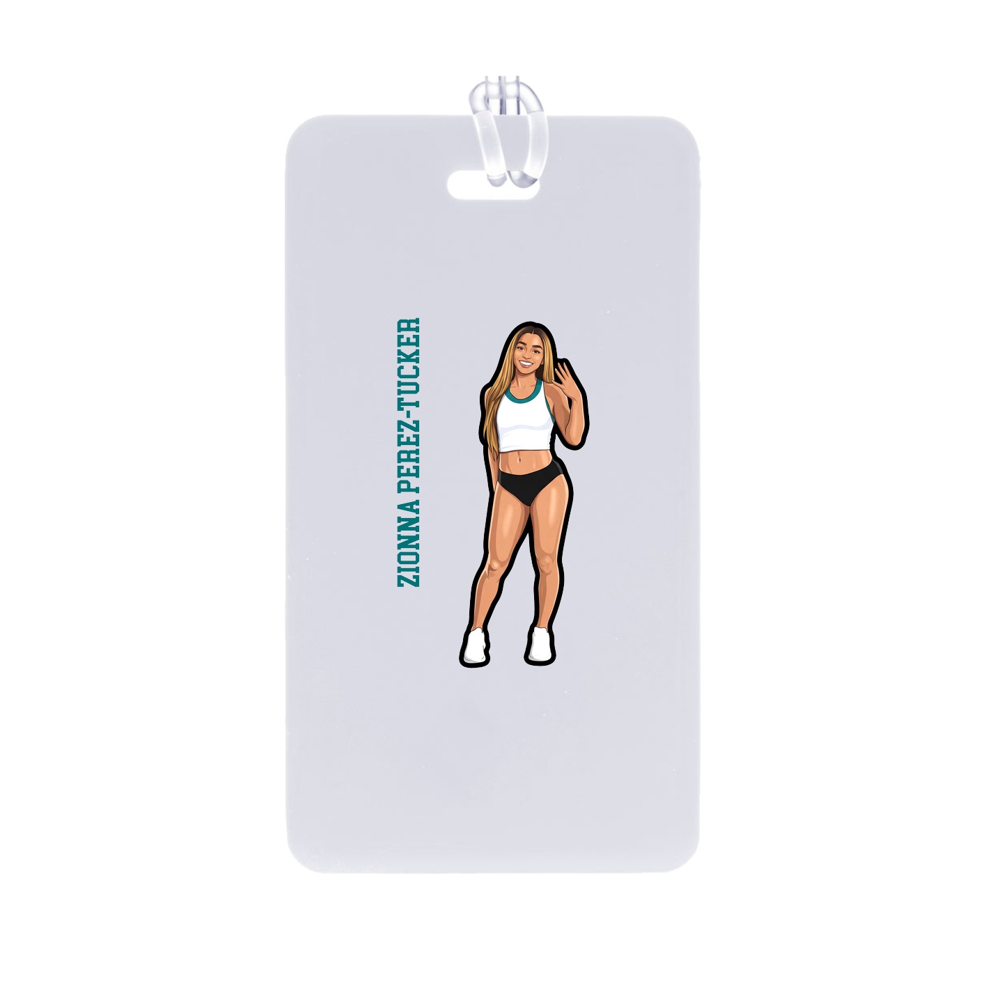 Bag Tag — Name Vertical in Classic