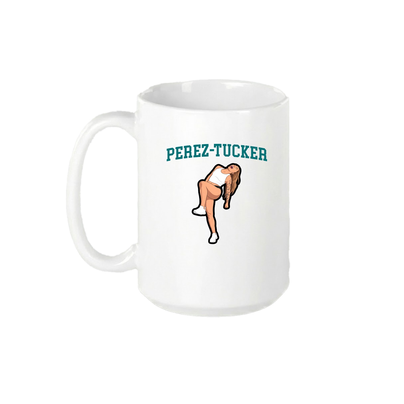15oz Coffee Mug — Shirsey in White
