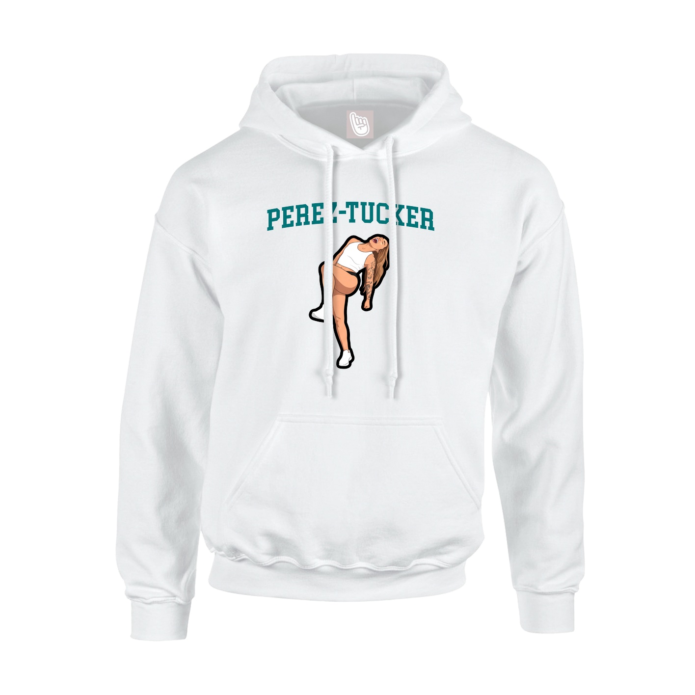 Hoodie — Shirsey in White
