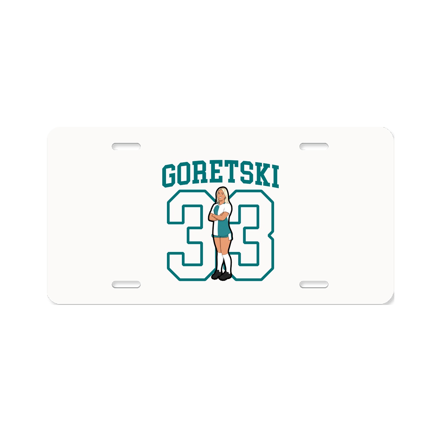 License Plate — Shirsey in Classic