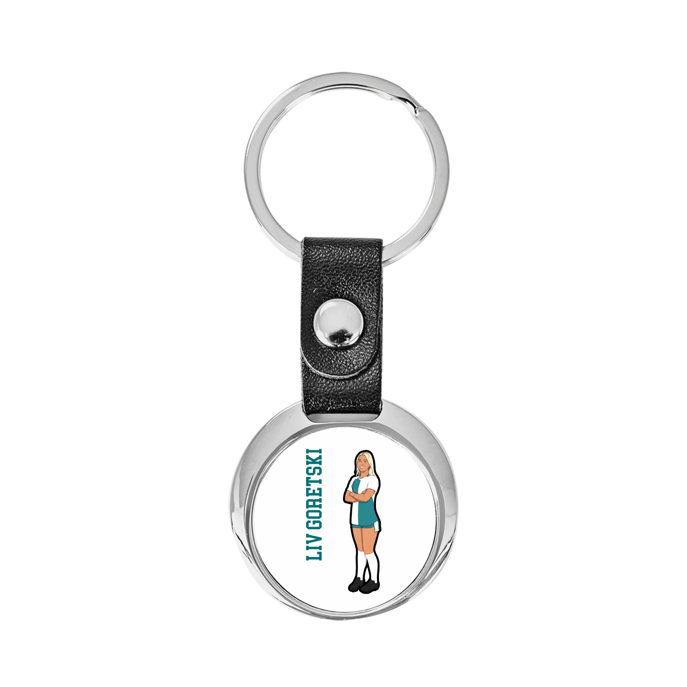 Key Chain — Name Vertical in Classic