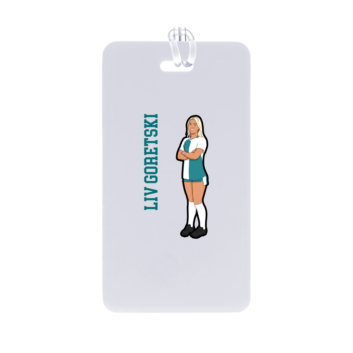Bag Tag — Name Vertical in Classic