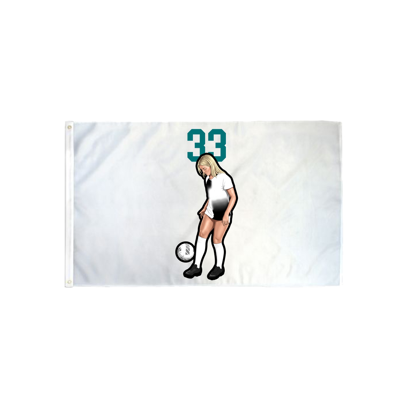 3x5 Flag — Number Top in Classic