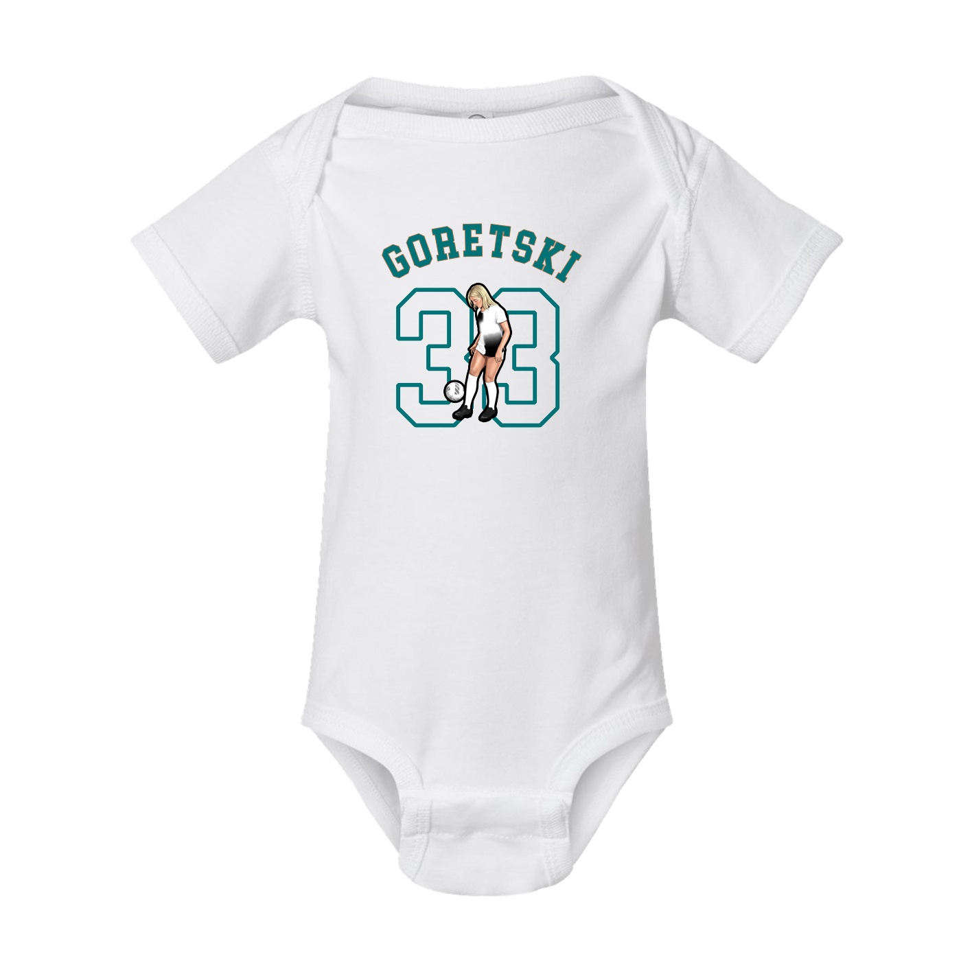 Baby Onesie — Shirsey Arch in White