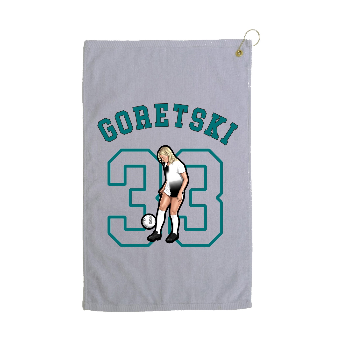 Golf Towel — Shirsey Arch in Grey