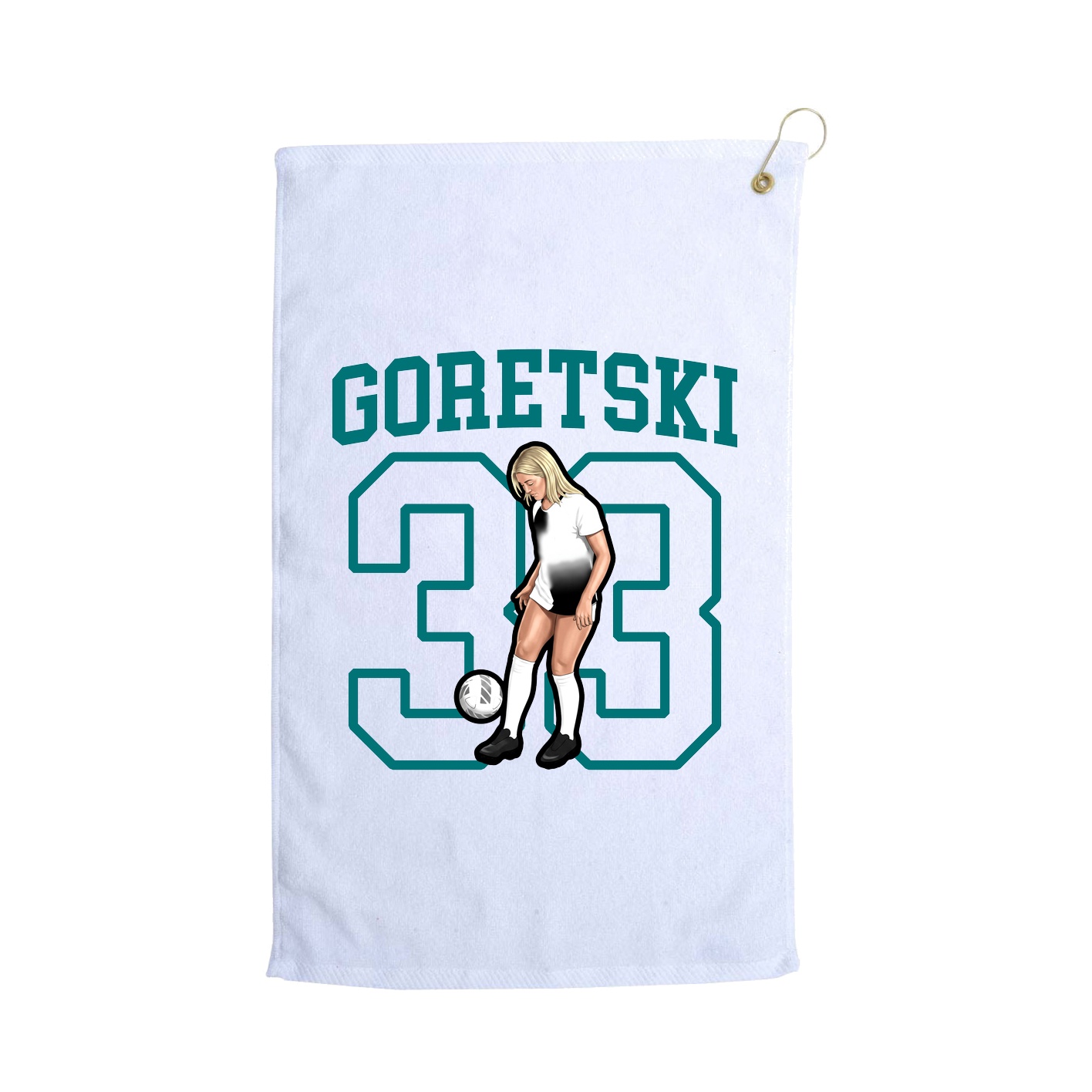 Golf Towel — Shirsey in White
