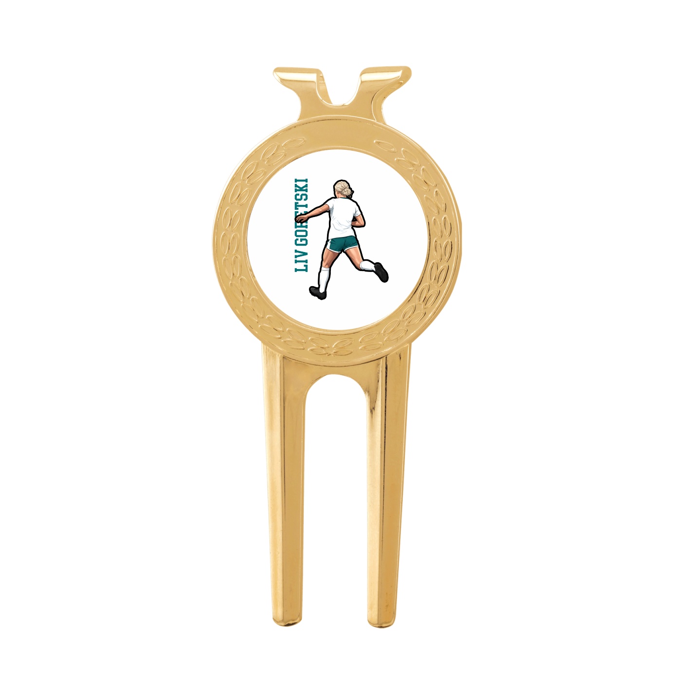 Divot Tool with Ball Marker — Name Vertical in Classic
