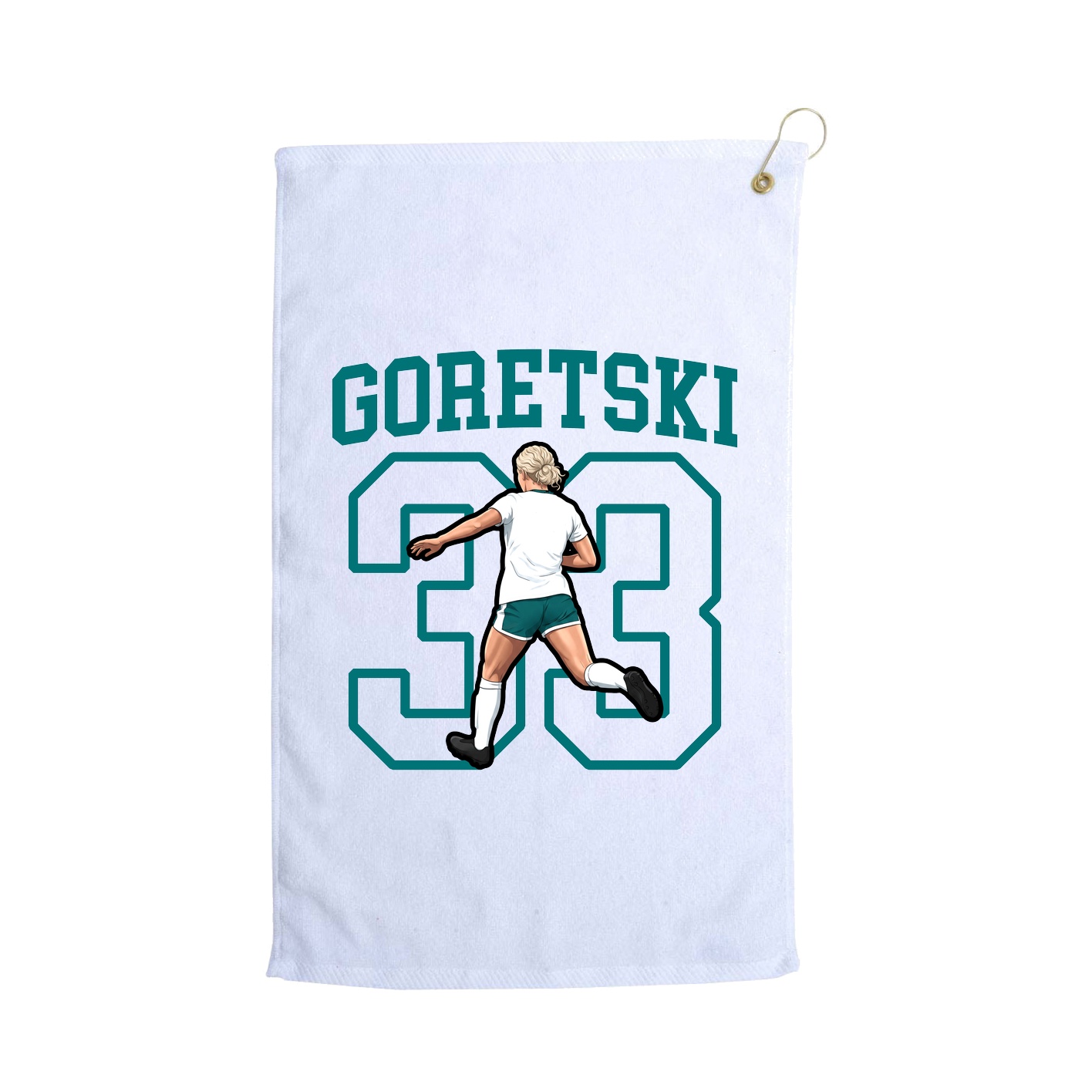 Golf Towel — Shirsey in White