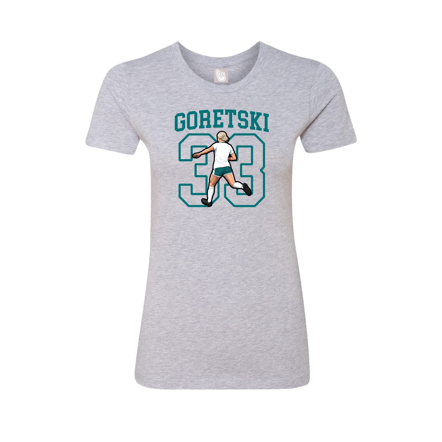 Womens Tee — Shirsey in Grey
