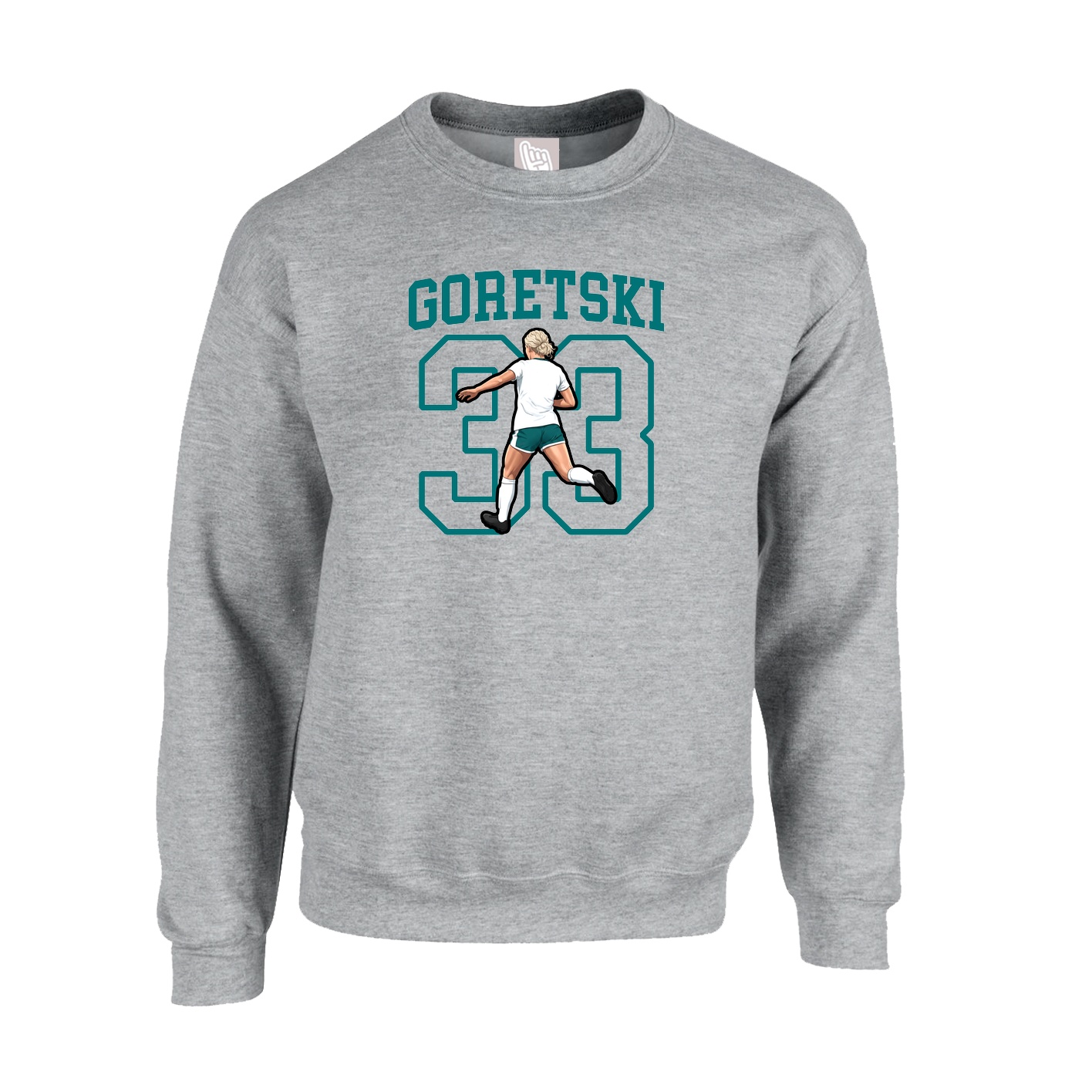 Fleece Crew — Shirsey in Grey