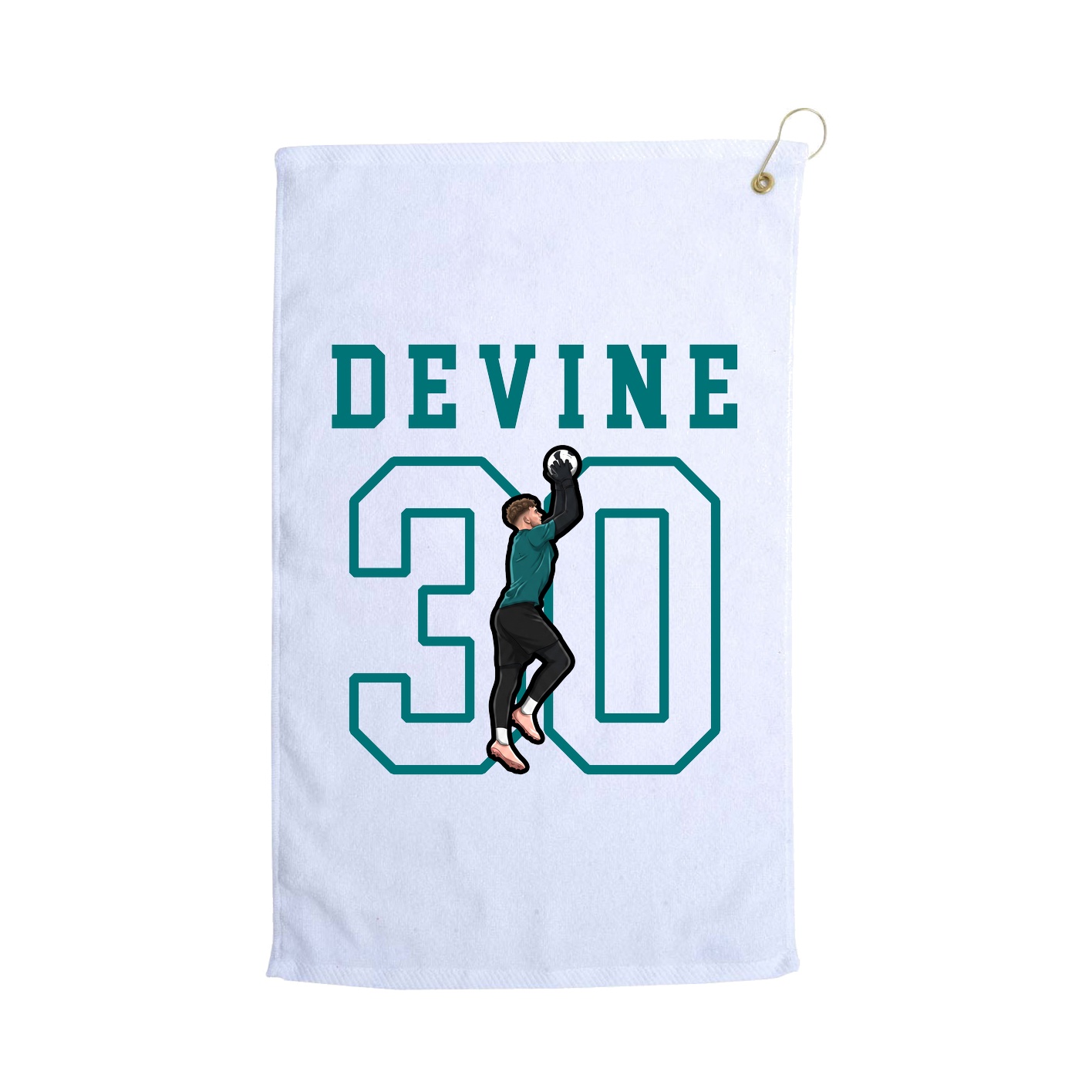 Golf Towel — Shirsey in White