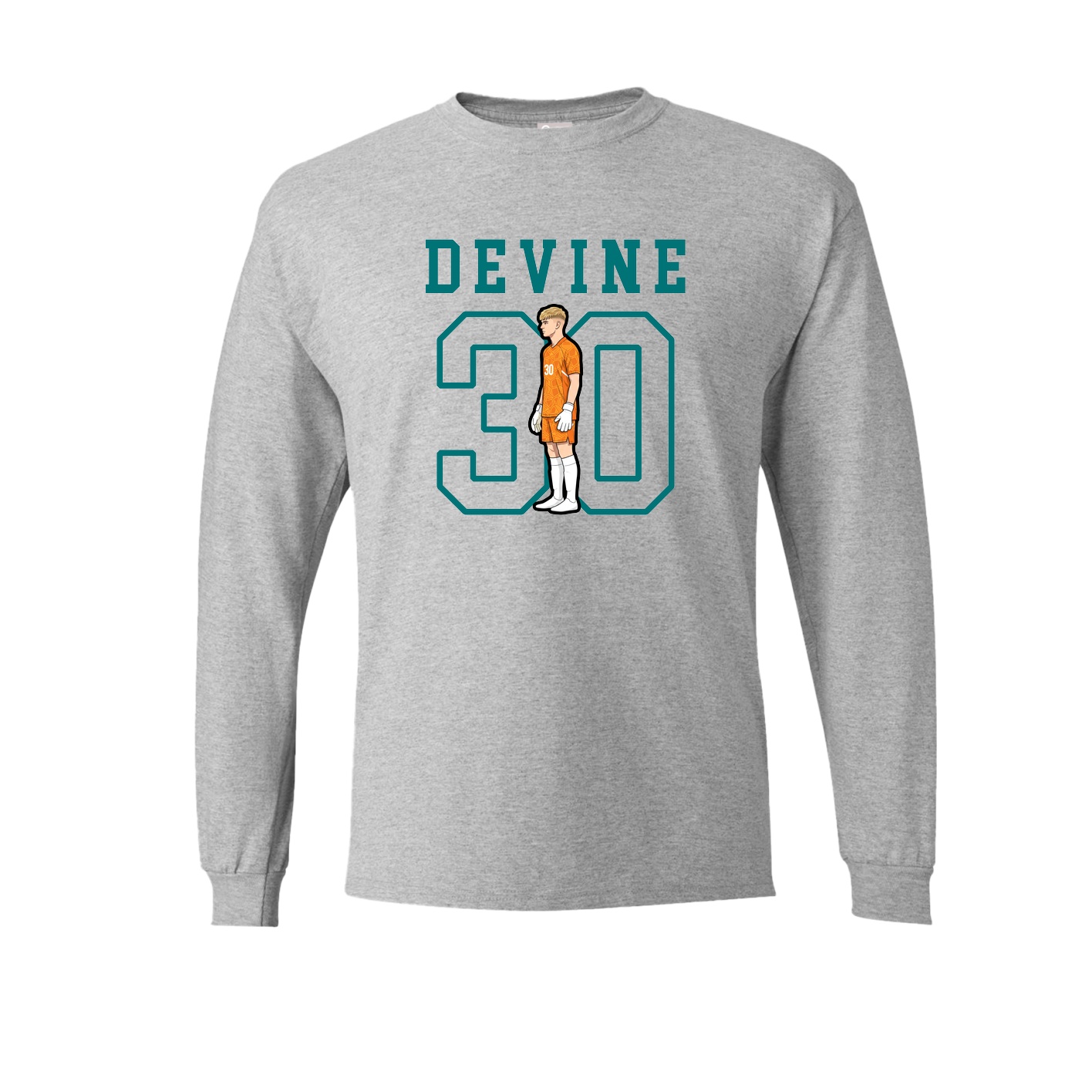 Long Sleeve Tee — Shirsey in Grey
