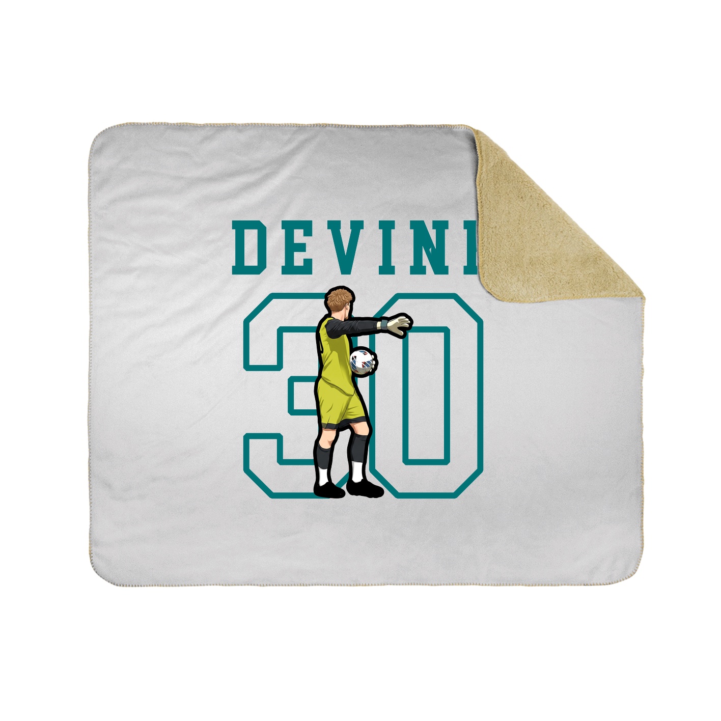 Throw Blanket — Shirsey in White