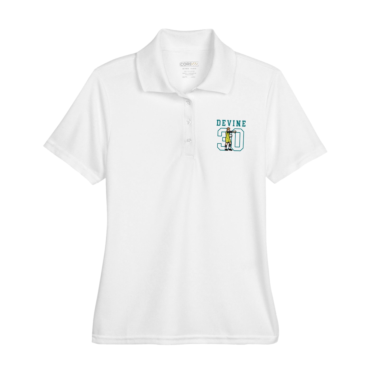 Womens Performance Polo — Shirsey in White