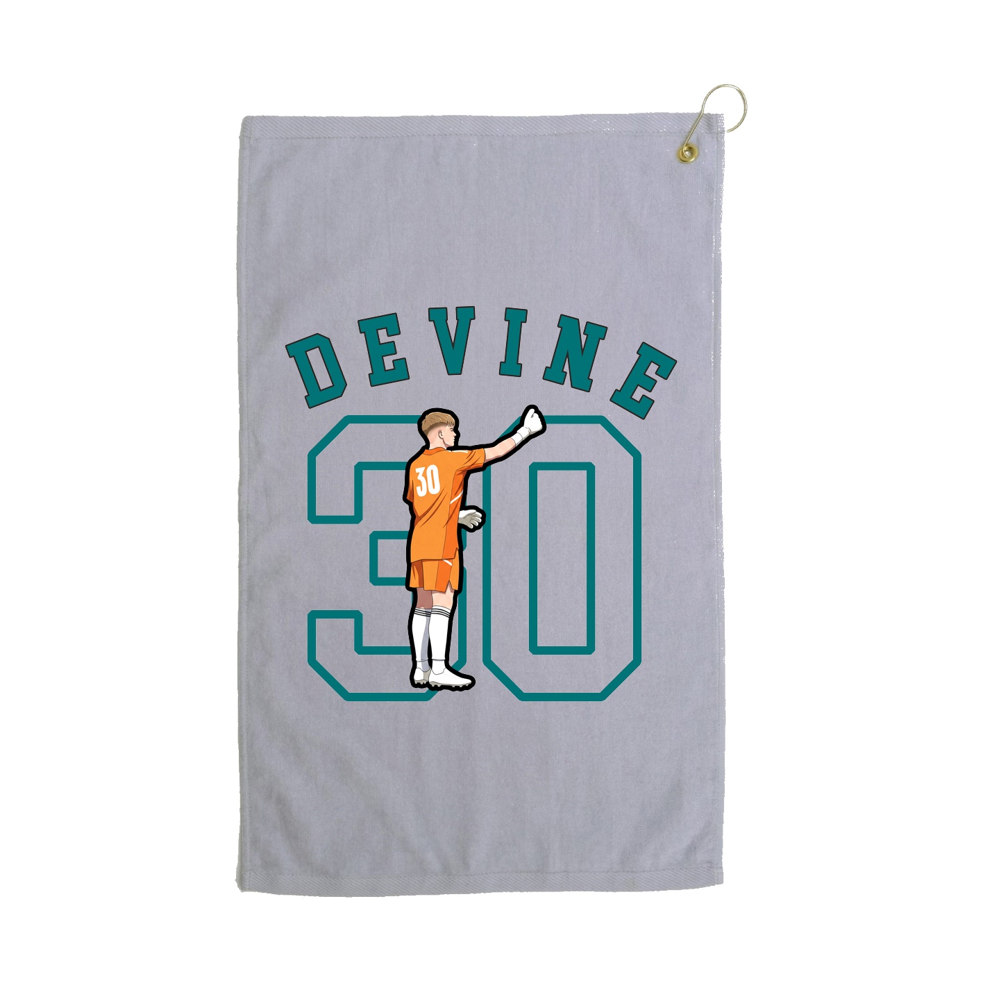 Golf Towel — Shirsey Arch in Grey