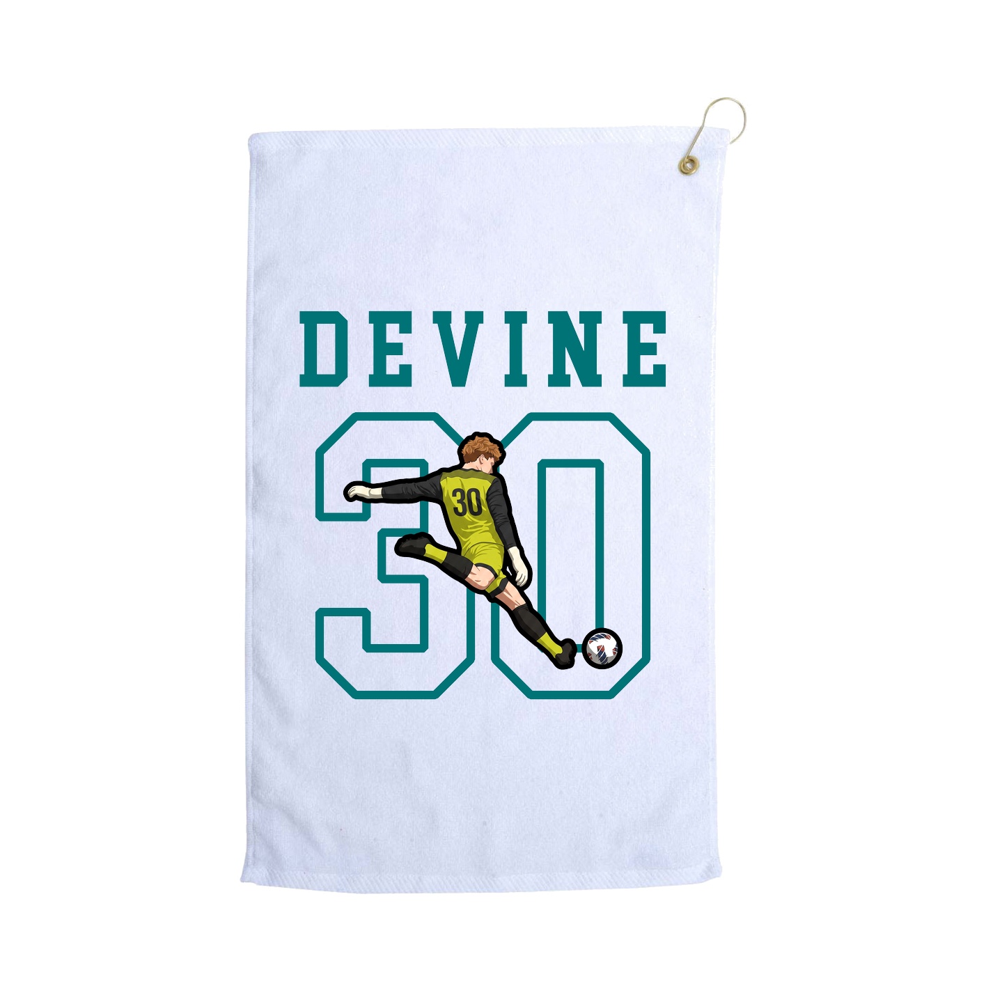 Golf Towel — Shirsey in White
