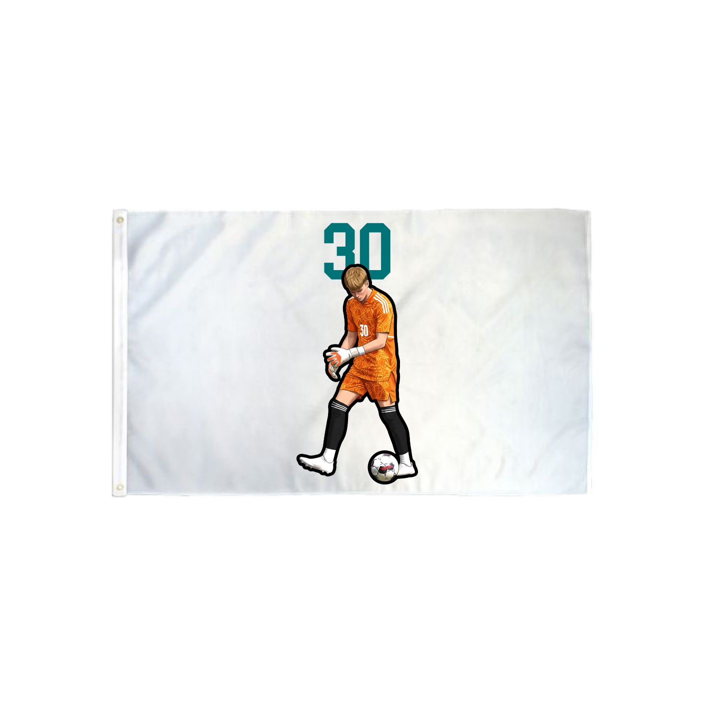 3x5 Flag — Number Top in Classic