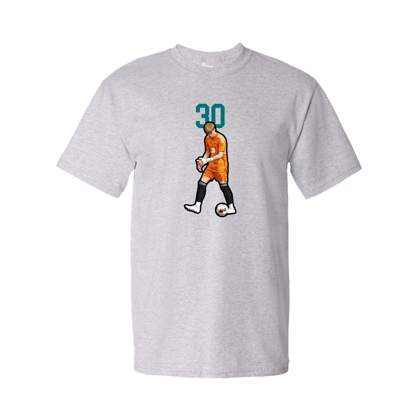 Tee — Number Top in Grey