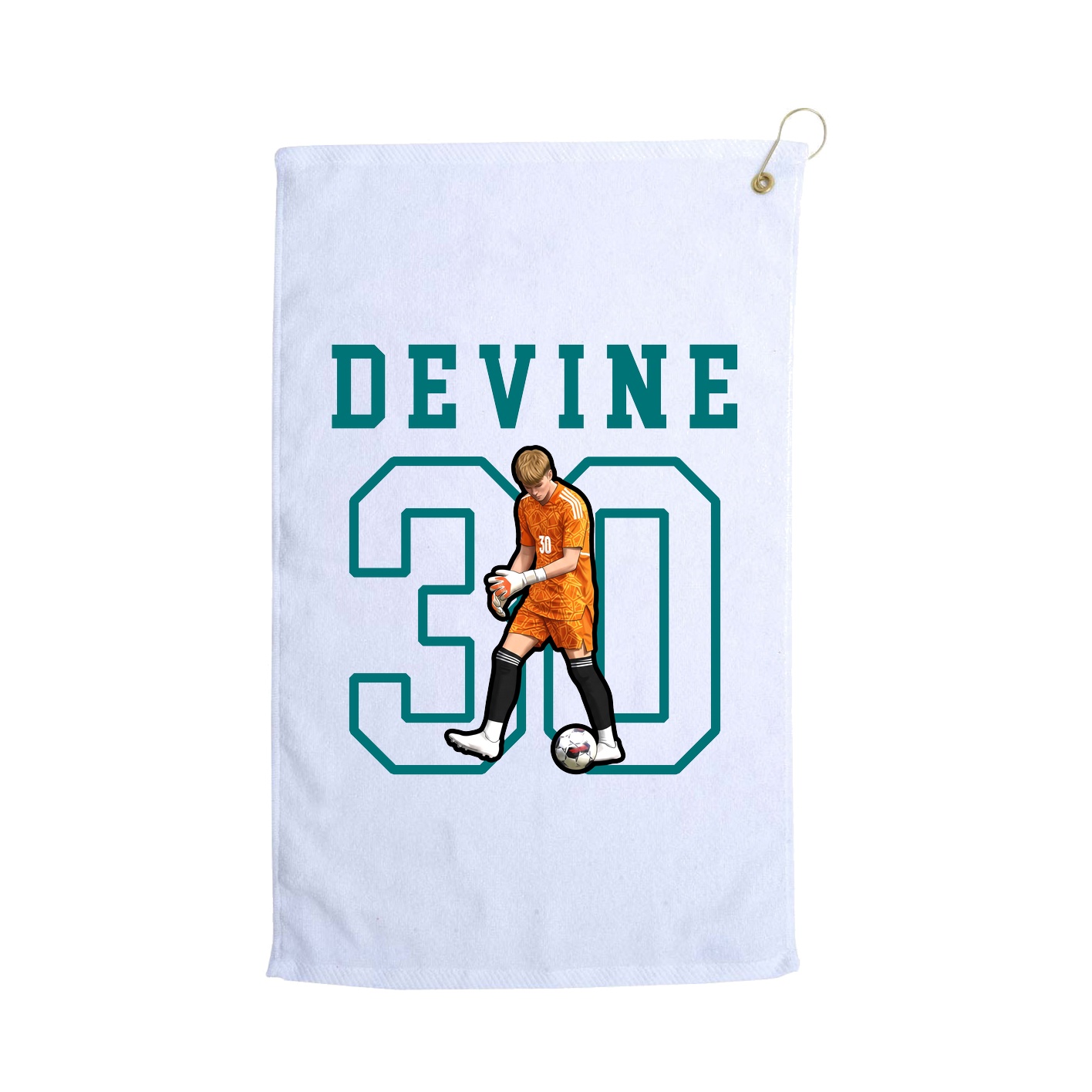 Golf Towel — Shirsey in White