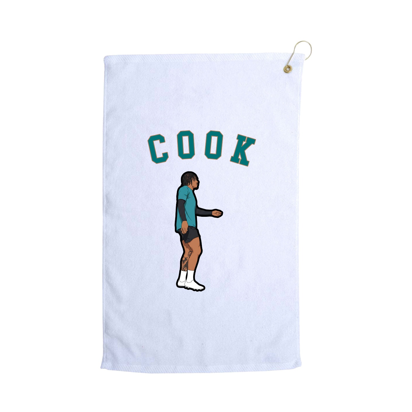 Golf Towel — Shirsey Arch in White