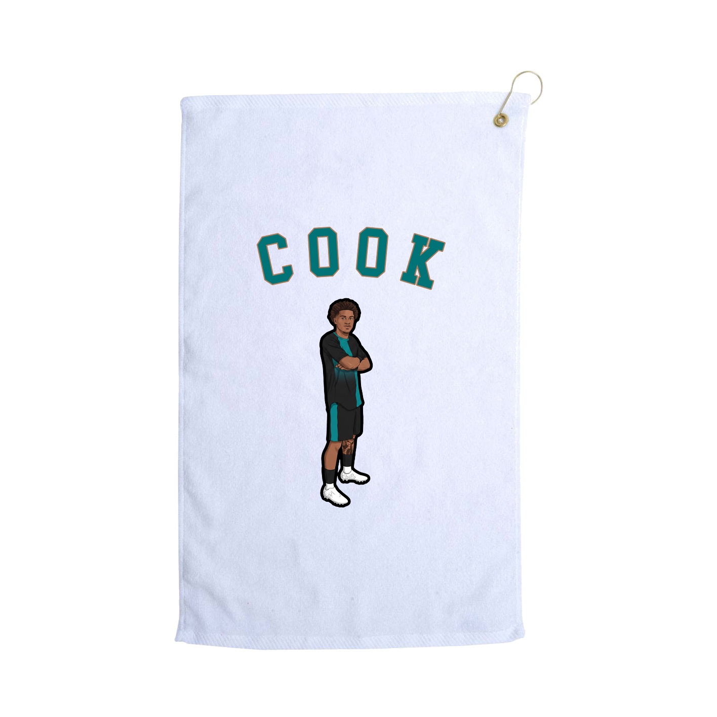 Golf Towel — Shirsey Arch in White