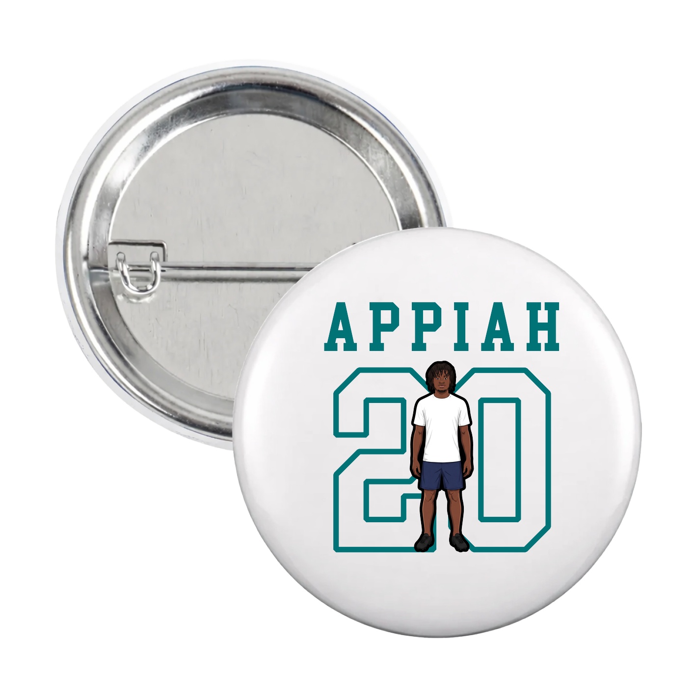 Game Day Button — Shirsey in White