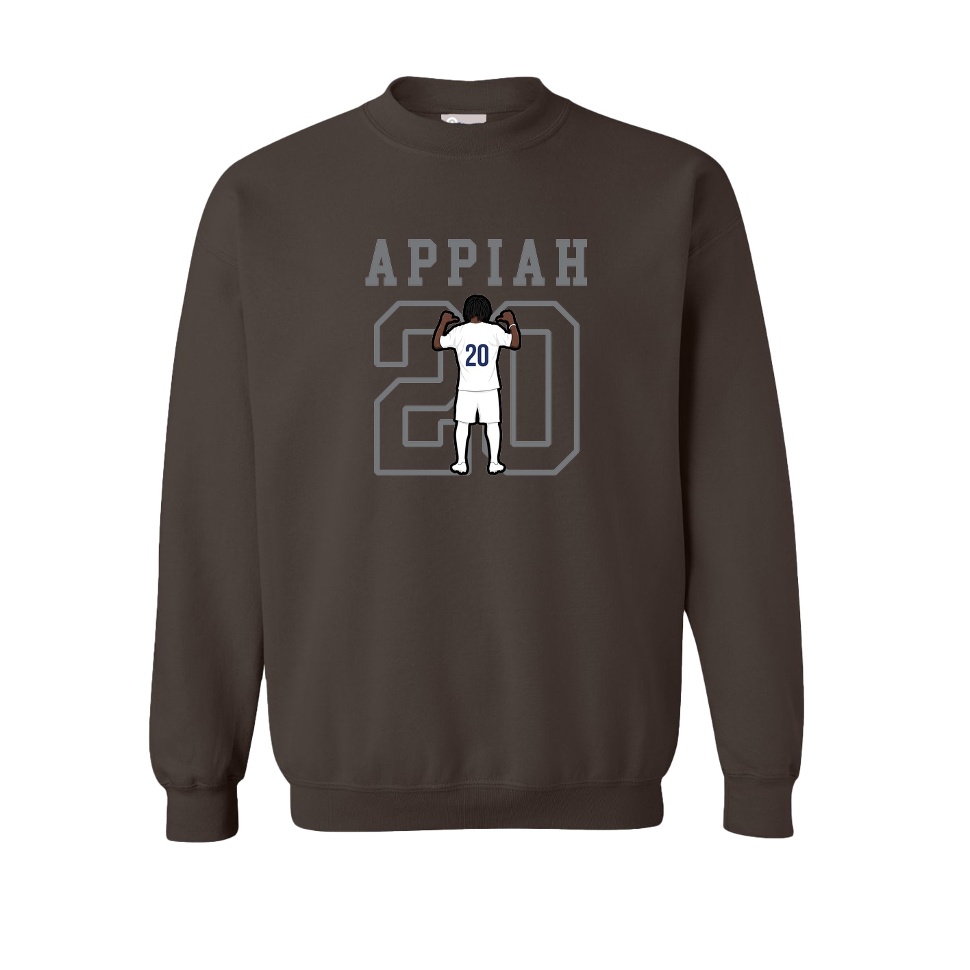 Fleece Crew — Shirsey in Brown