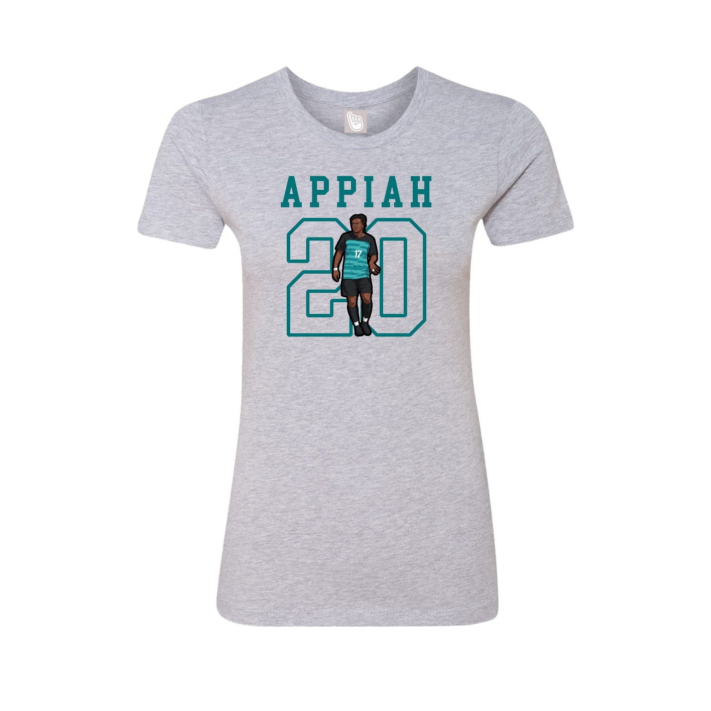 Fitted Women's Tee — Shirsey in Grey