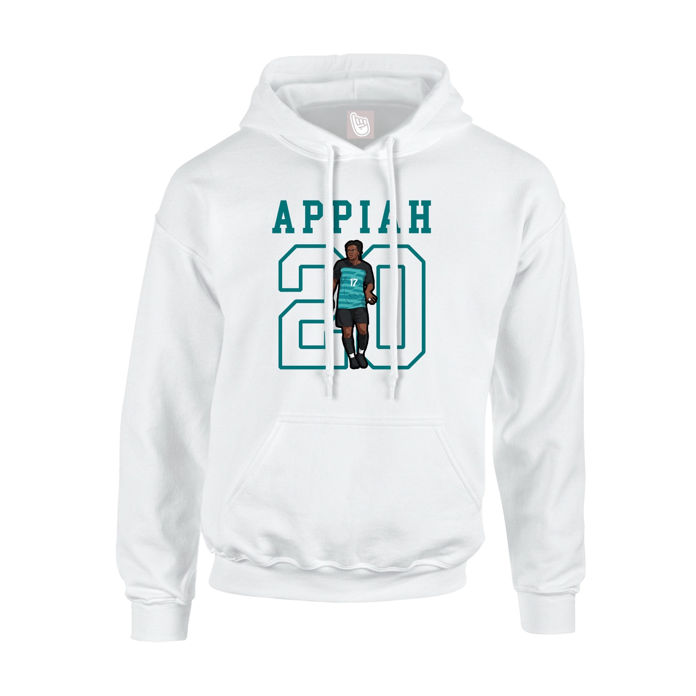 Hoodie — Shirsey in White