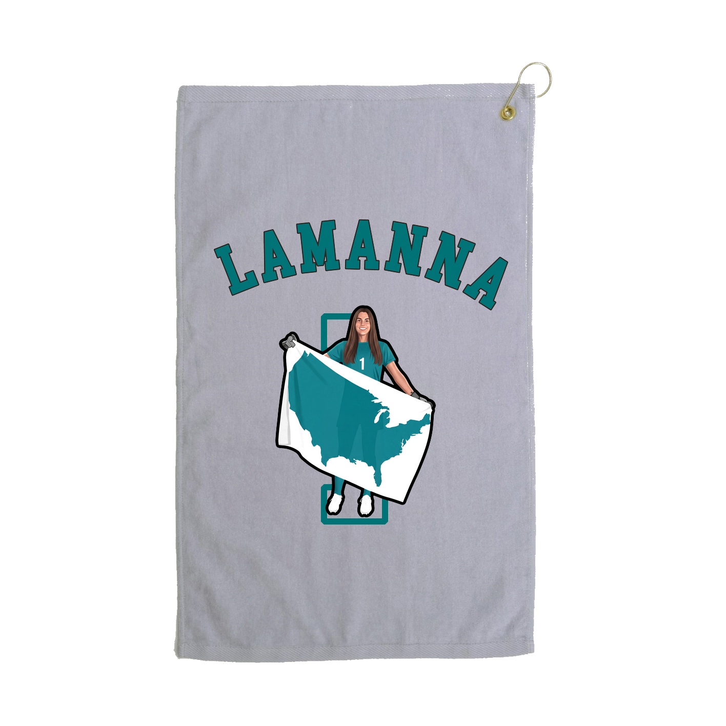 Golf Towel — Shirsey Arch in Grey
