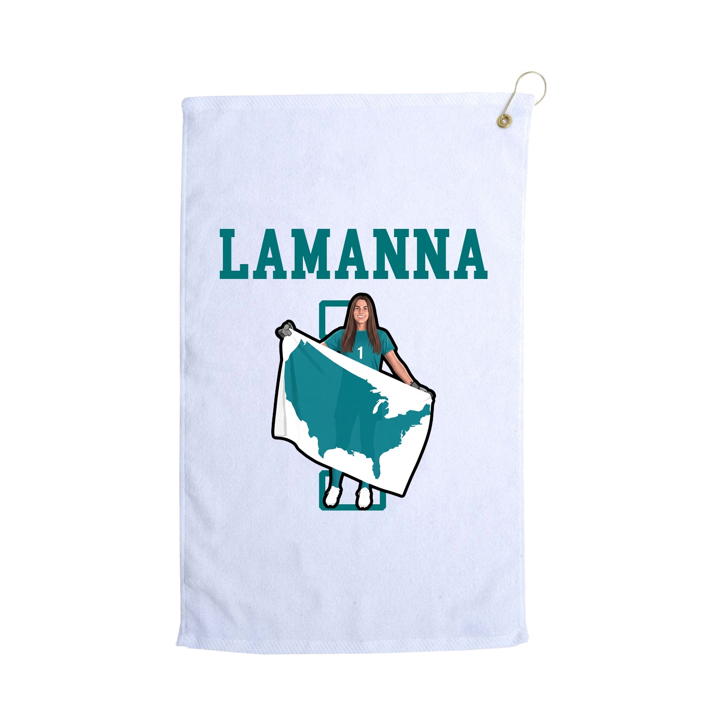 Golf Towel — Shirsey in White