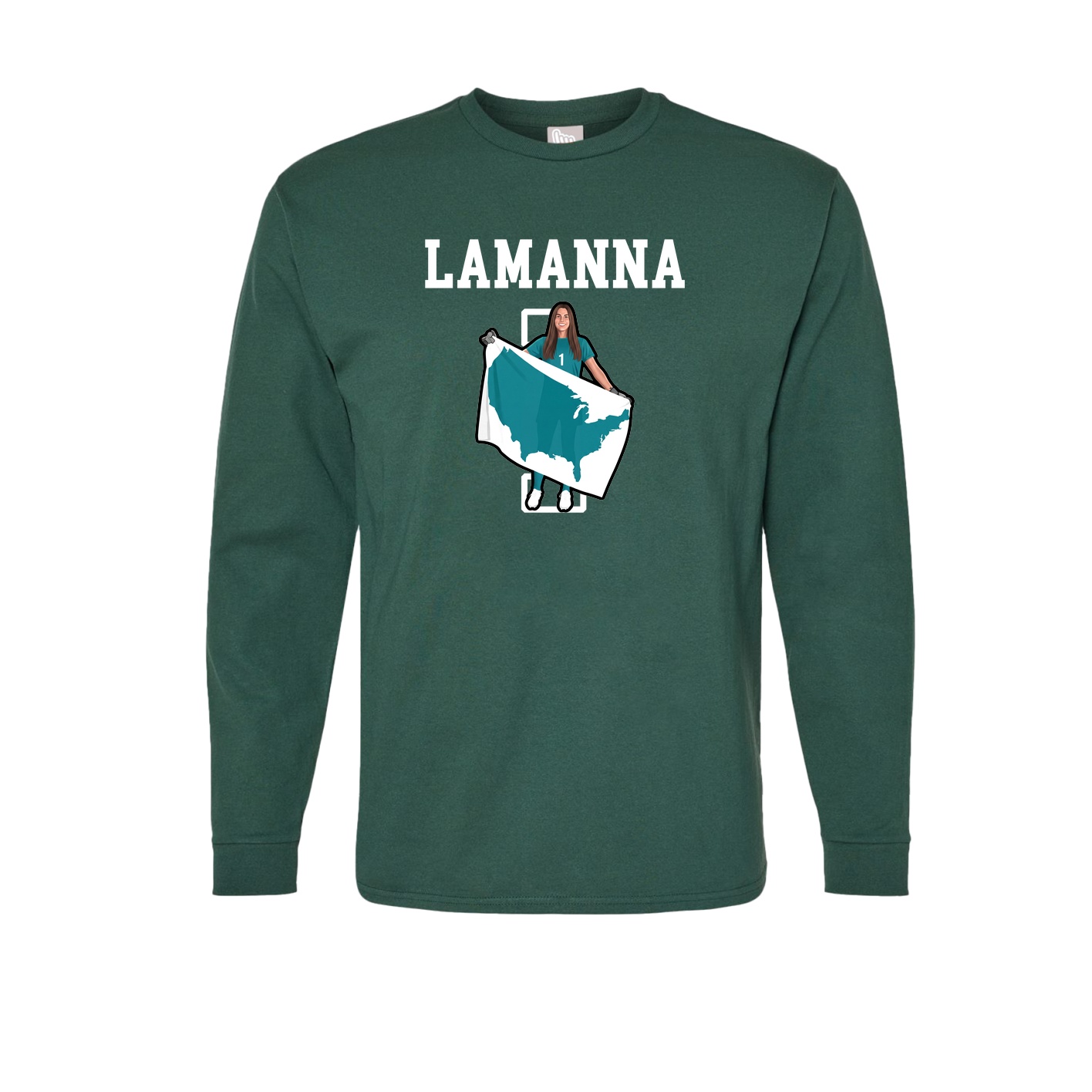 Long Sleeve Tee — Shirsey in Green