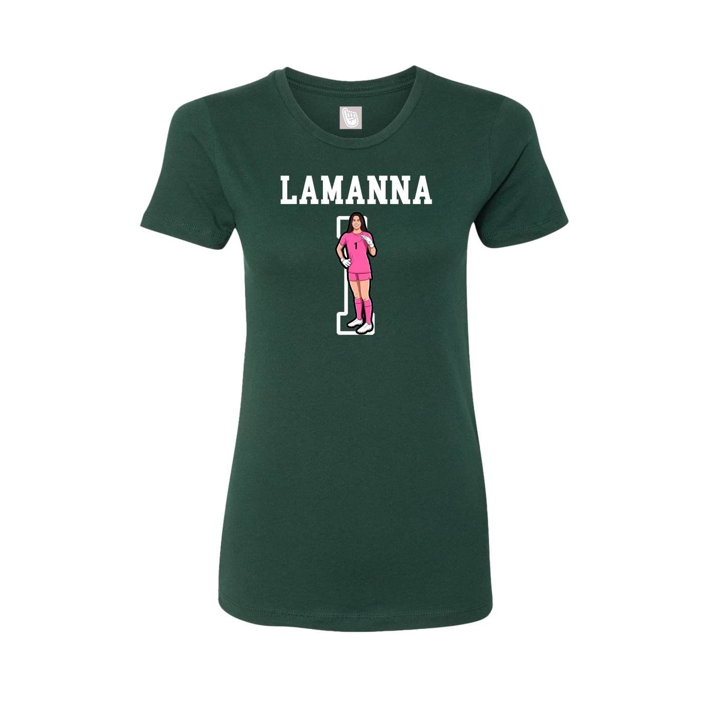 Fitted Women's Tee — Shirsey in Green