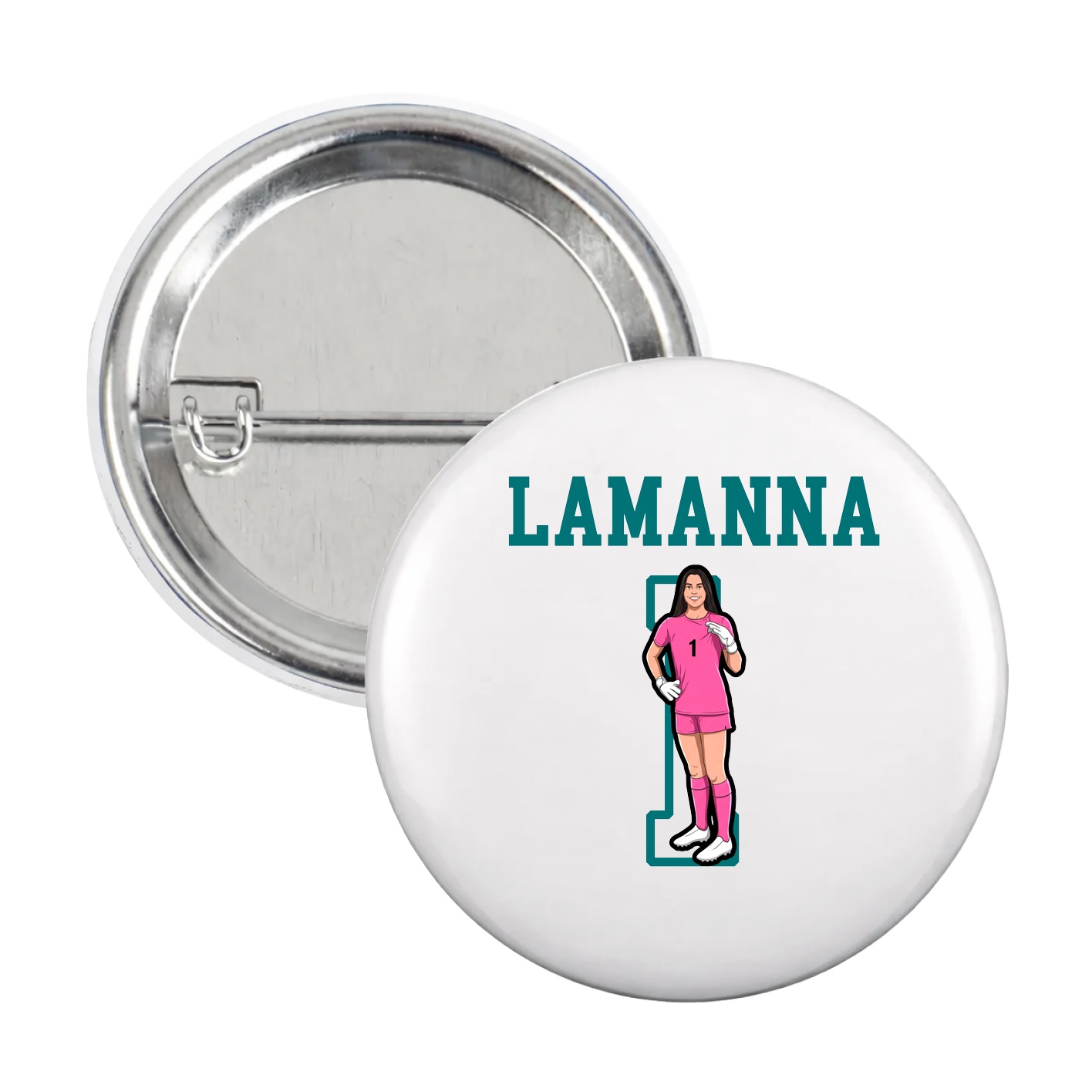 Game Day Button — Shirsey in White