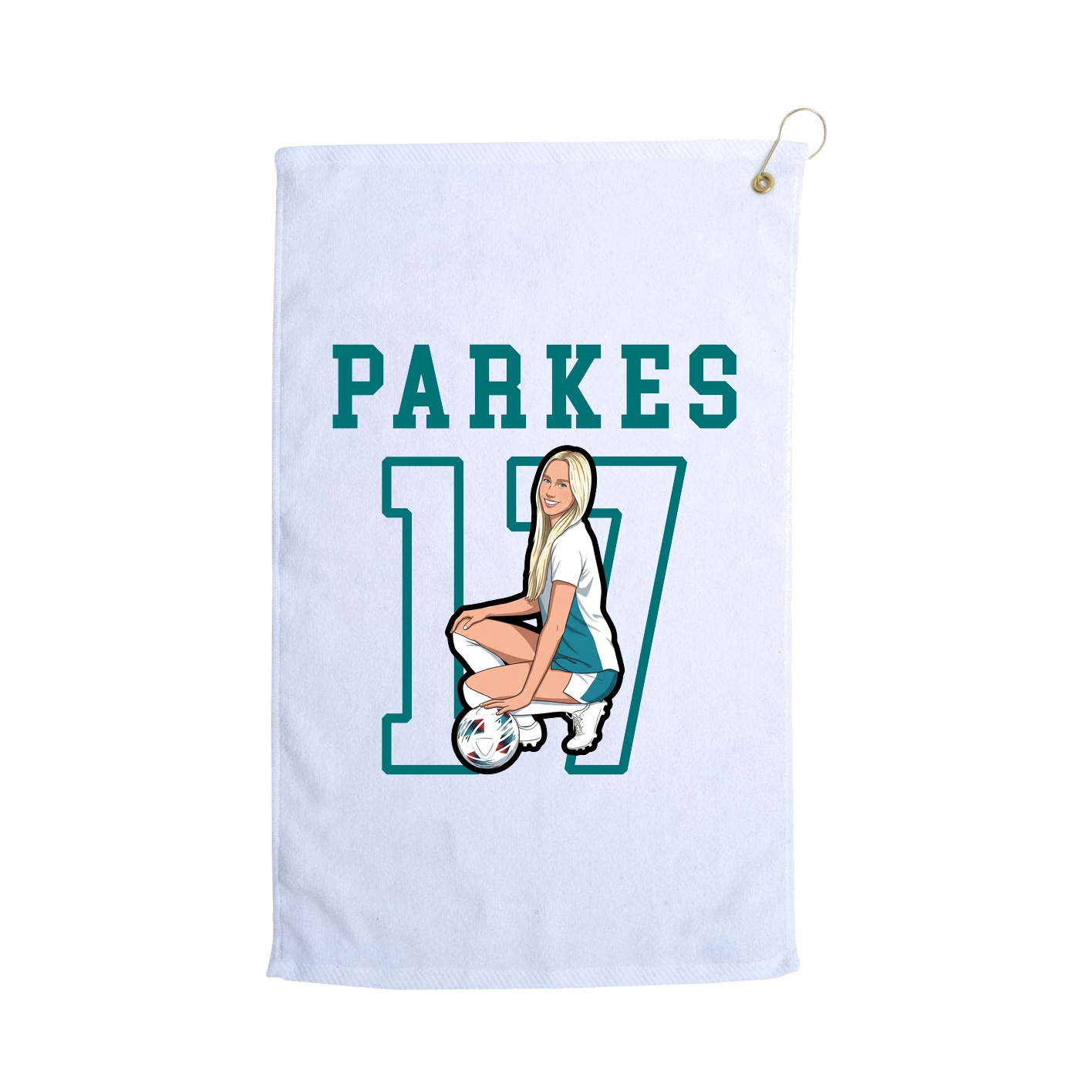 Golf Towel — Shirsey in White