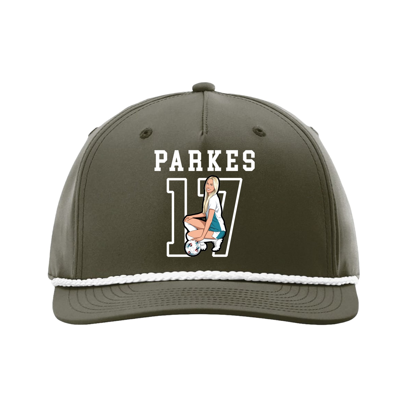 Five-Panel Classic Rope Cap — Shirsey in Green