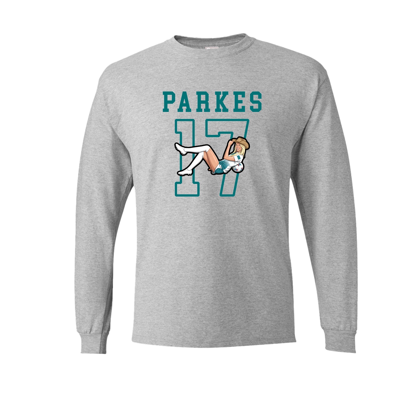Long Sleeve Tee — Shirsey in Grey