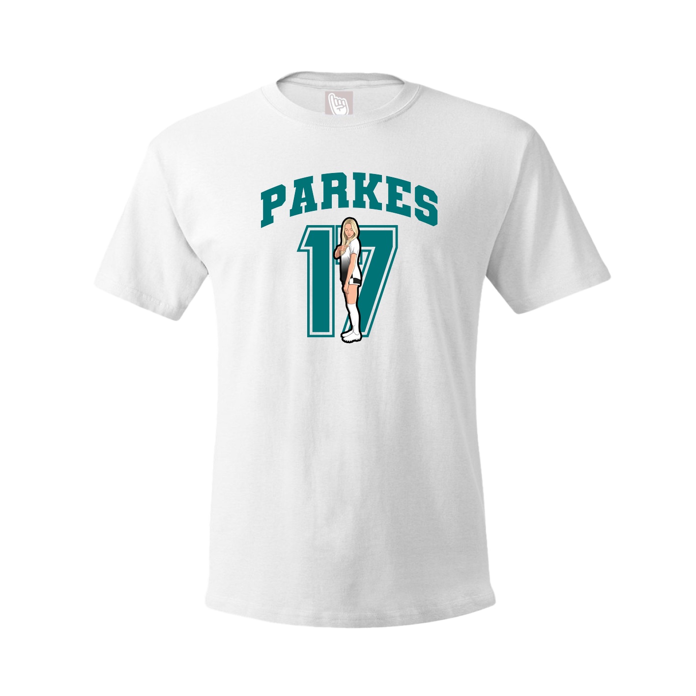 Tee — Number in White