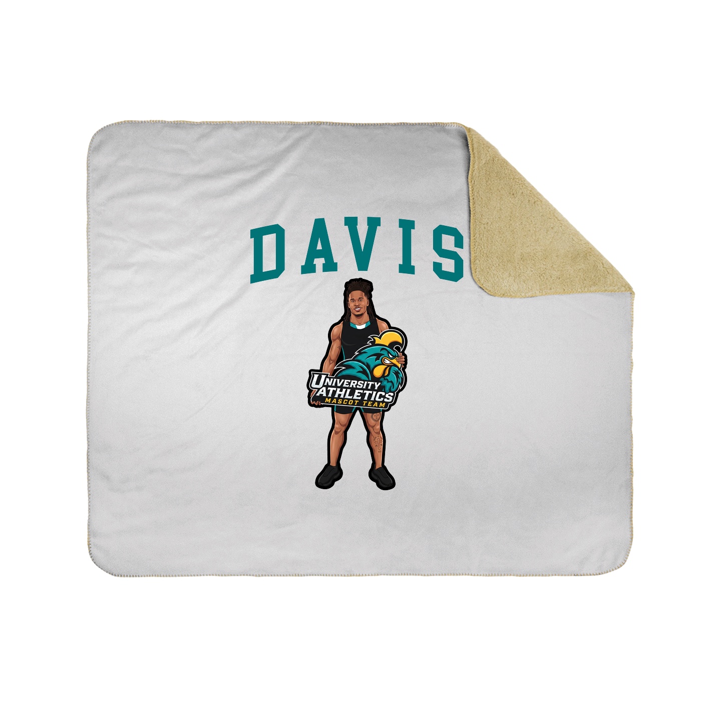 Throw Blanket — Shirsey in White