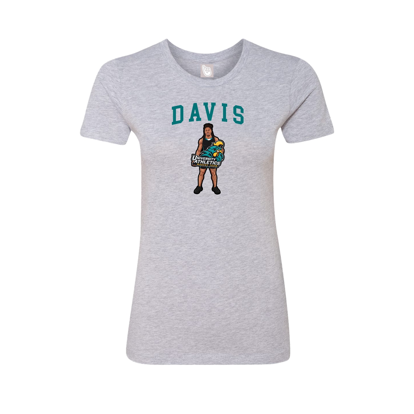 Fitted Women's Tee — Shirsey in Grey