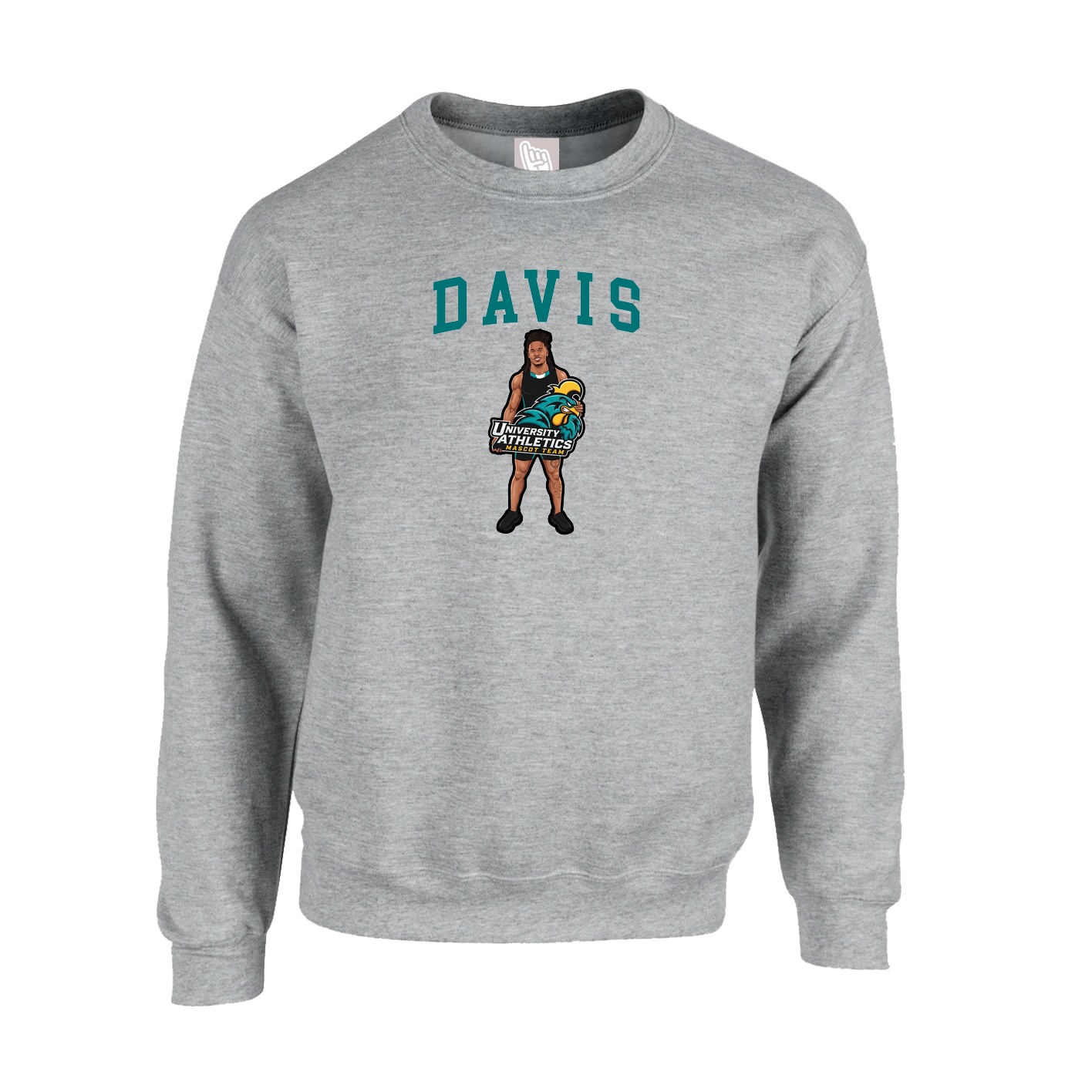 Fleece Crew — Shirsey in Grey