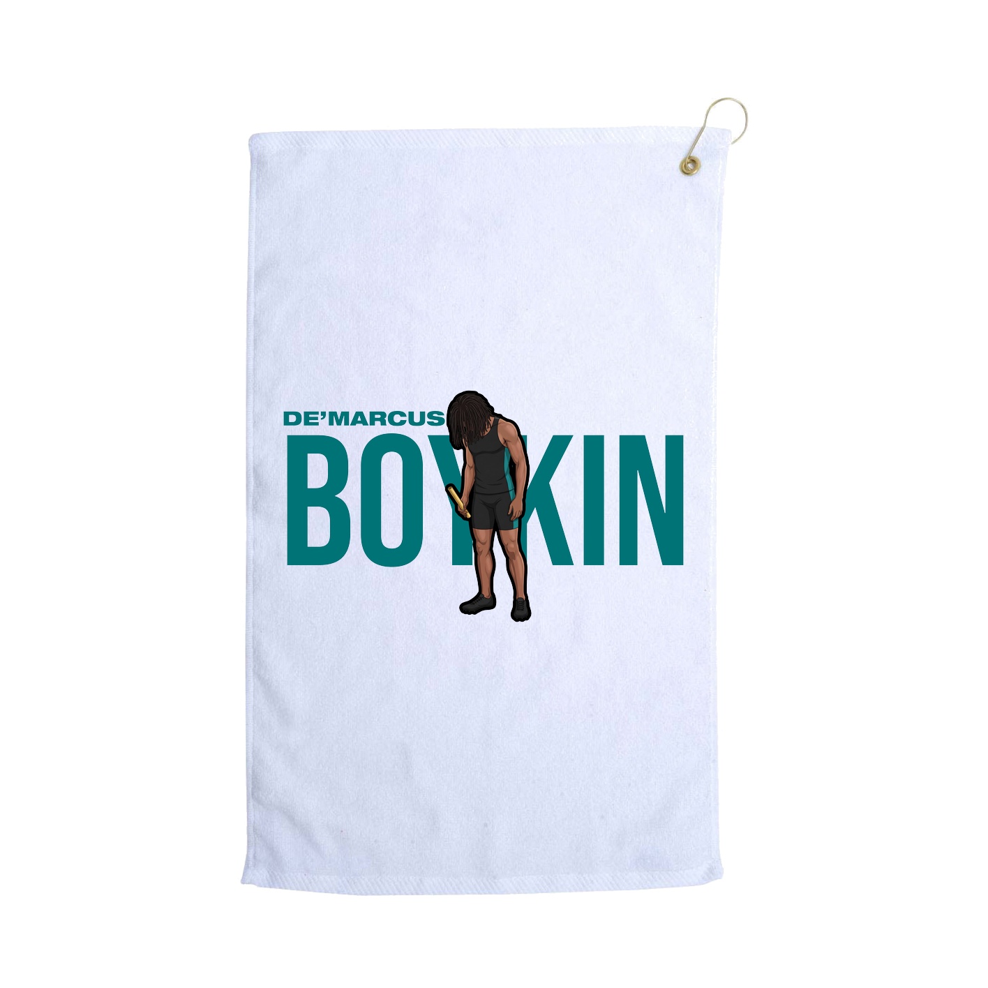 Golf Towel — Player Name in White