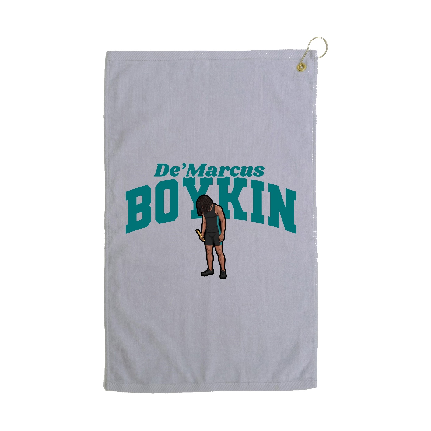 Golf Towel — Signature Arch in Grey
